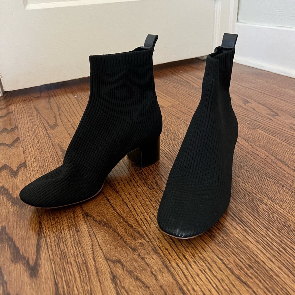 Everlane Glove Boot, Black, Size 8